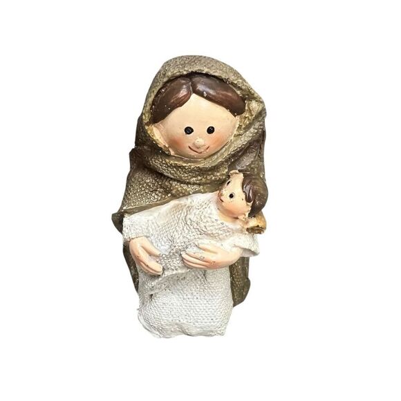 Delton Products Resin Nativity Figurines Set of 5 - Picture 3 of 8